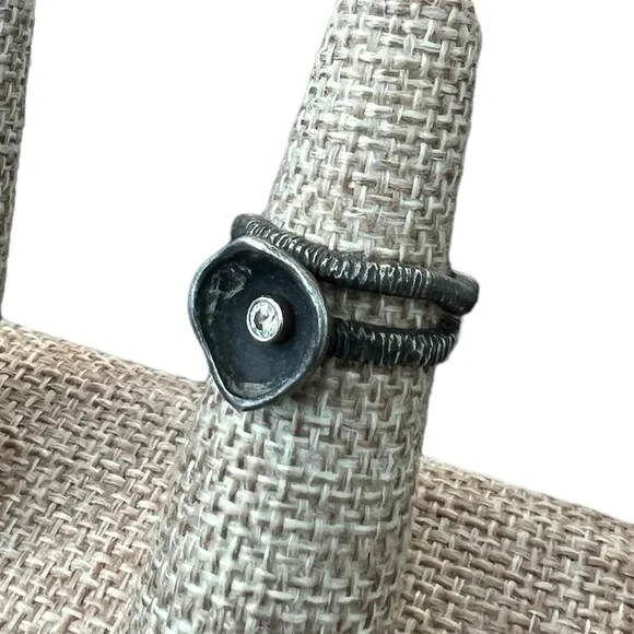 sarah graham confluence single cup diamond ring